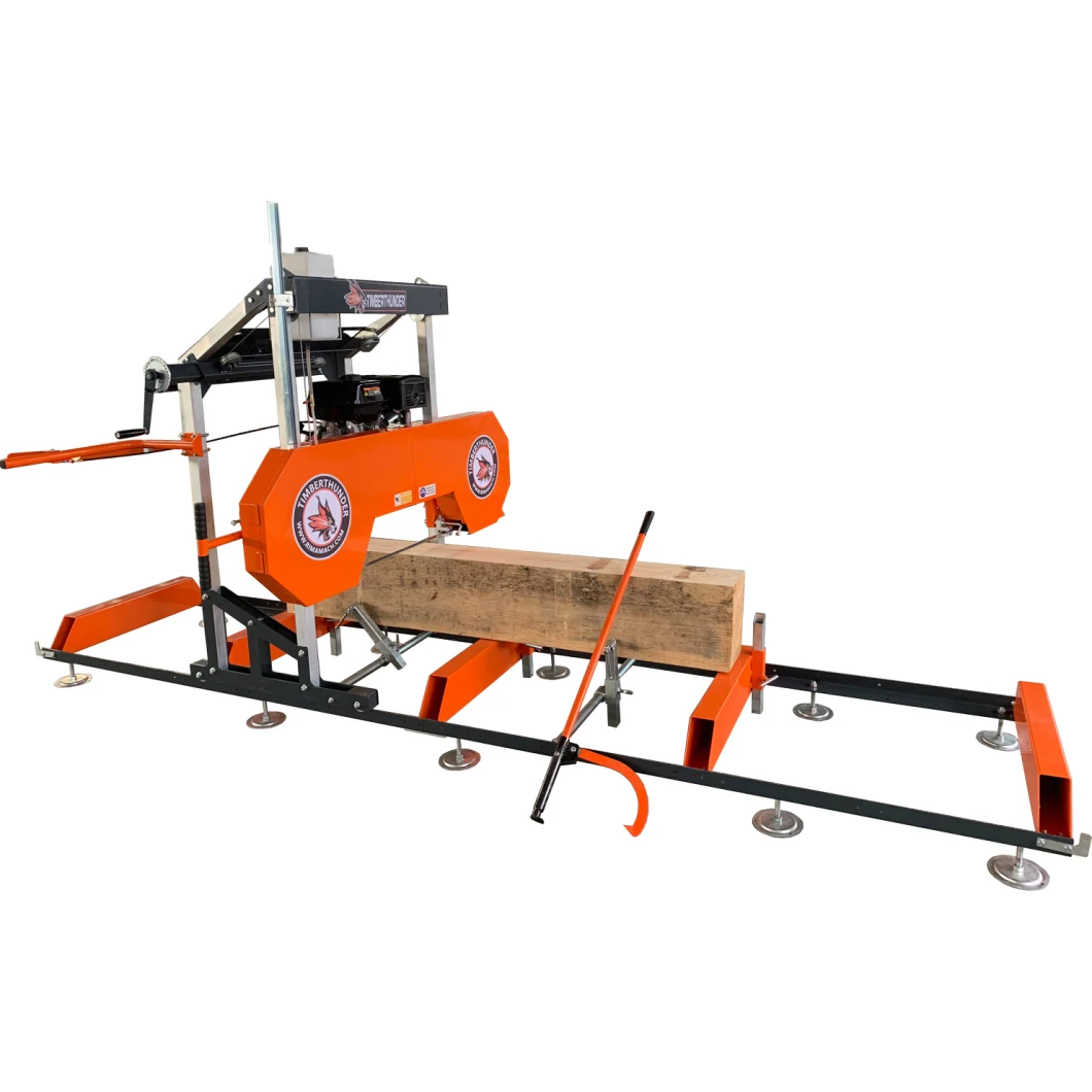 Full Automatic Woodworking Horizontal Band Sawmill for Cutting Wood
