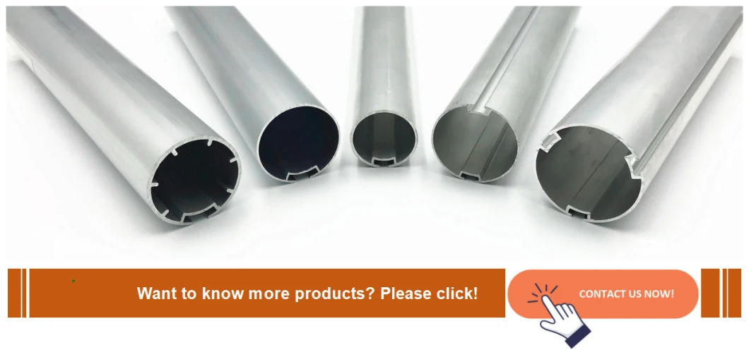 Best Quality 50mm Large Size Aluminum Tube Roller Blinds
