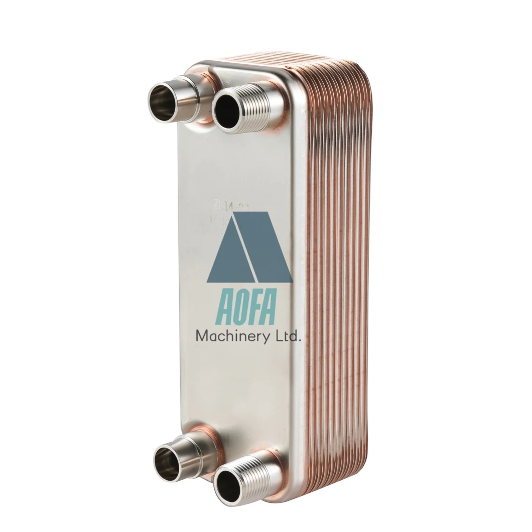 Welded Plate Heat Exchanger Factory Price OEM Design Copper Heat Exchanger Heatsink Radiator