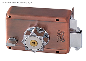 Securtity Door Hardware Night Latch Deadbolt Lock with Cylinder Chain