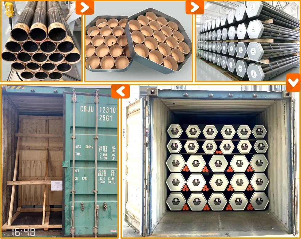 Manufacturer Bq Nq Hq Phd Wireline Drill Rod Drill Pipe for Diamond Drilling