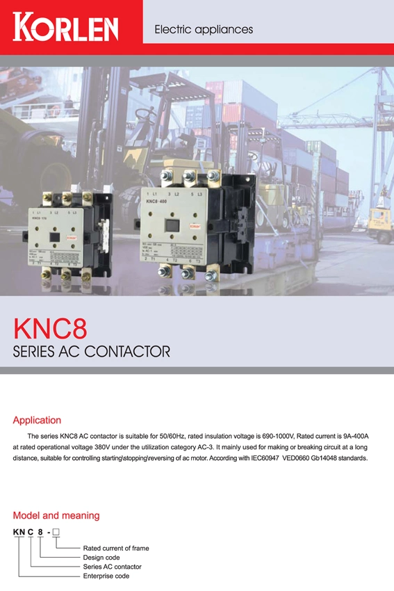 3TF40 Simens High Quality AC Contactor Knc8