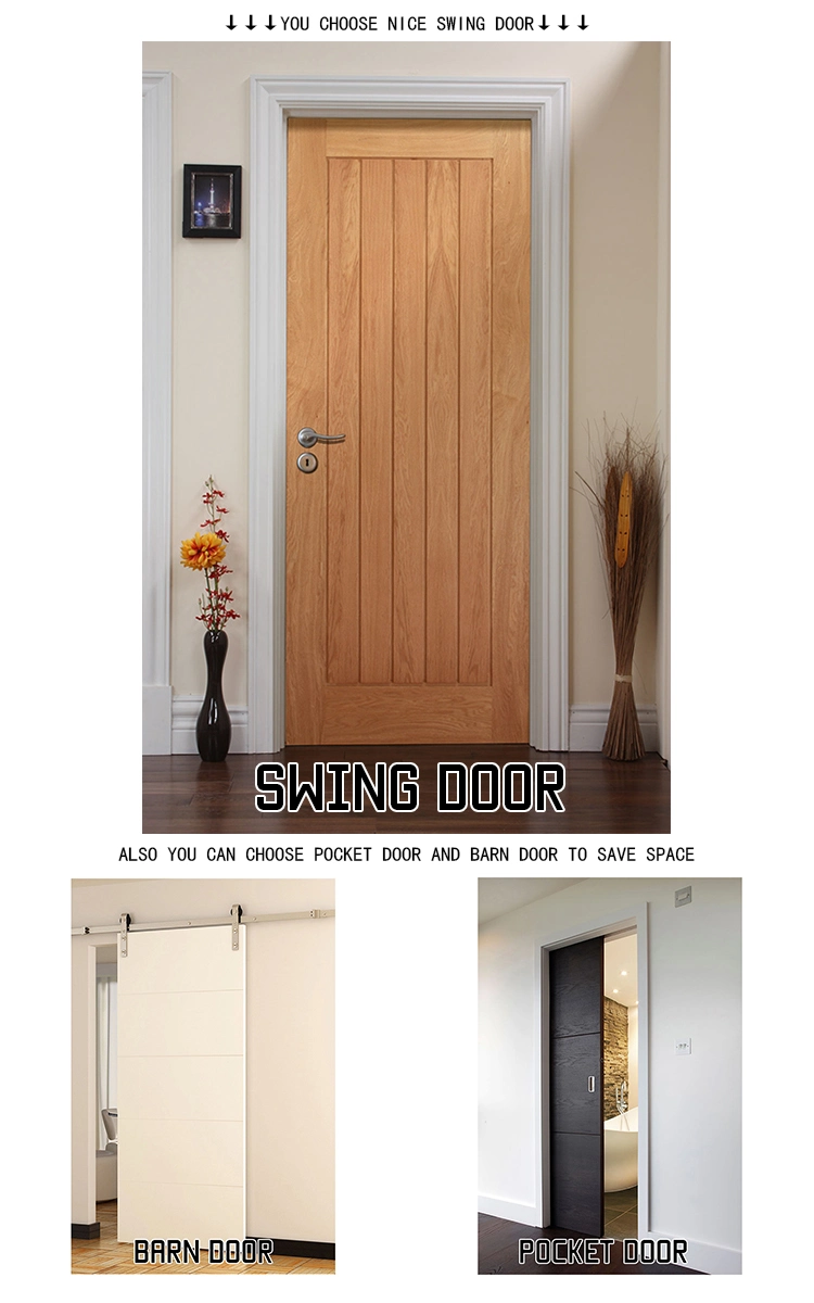 China Suppliers Latest Design Wooden Door Interior Oak Door
