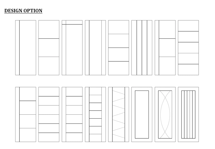 China Suppliers Latest Design Wooden Door Interior Oak Door
