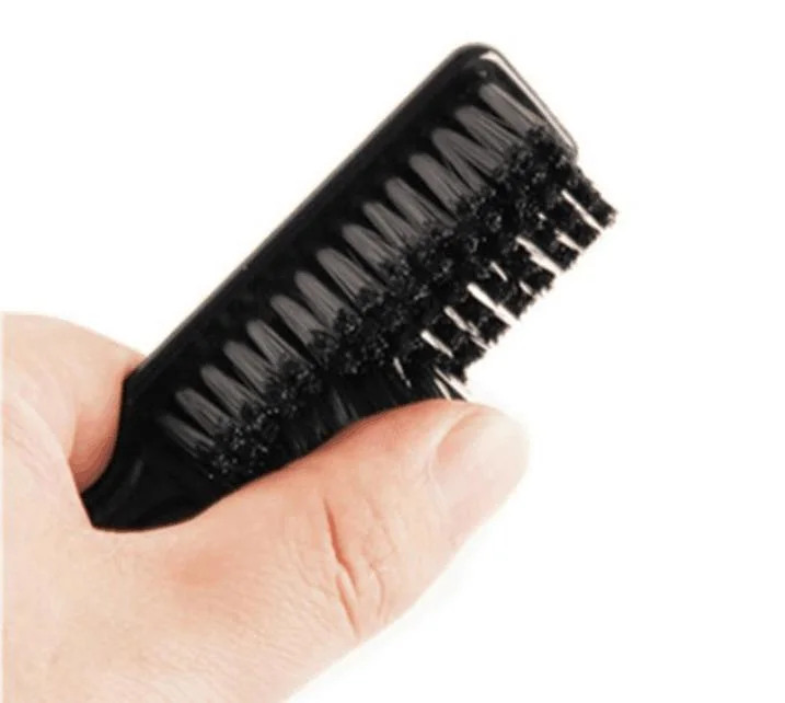 Amazon Hot Sale Nylon Hair Beard Brush Comb Barber Hair Mens Brush