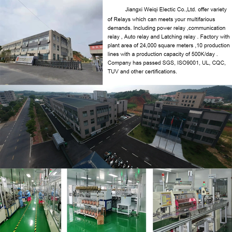 Miniature Size Power Relay for Household Appliances &Industrial Use&amp; Auto Control &amp; Car Intelligent 16A PCB Relays (WL115F)