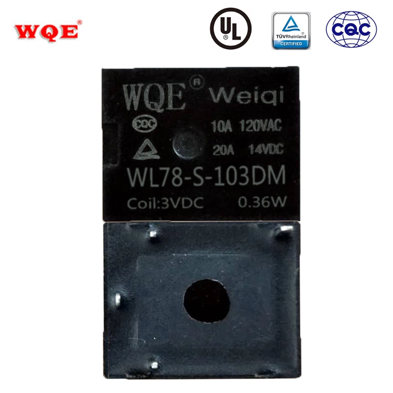 T78 Miniature Automotive Relay Auto Parts for Smart Car 20A 14VDC Relays Rele