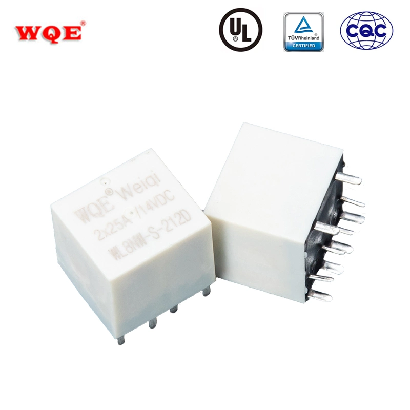 (WL8NW) Miniature Automotive Relay 14V Black Cover 4pins Suit for Automation System, Auto Parts