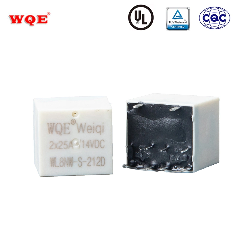 (WL8NW) Miniature Automotive Relay 14V Black Cover 4pins Suit for Automation System, Auto Parts