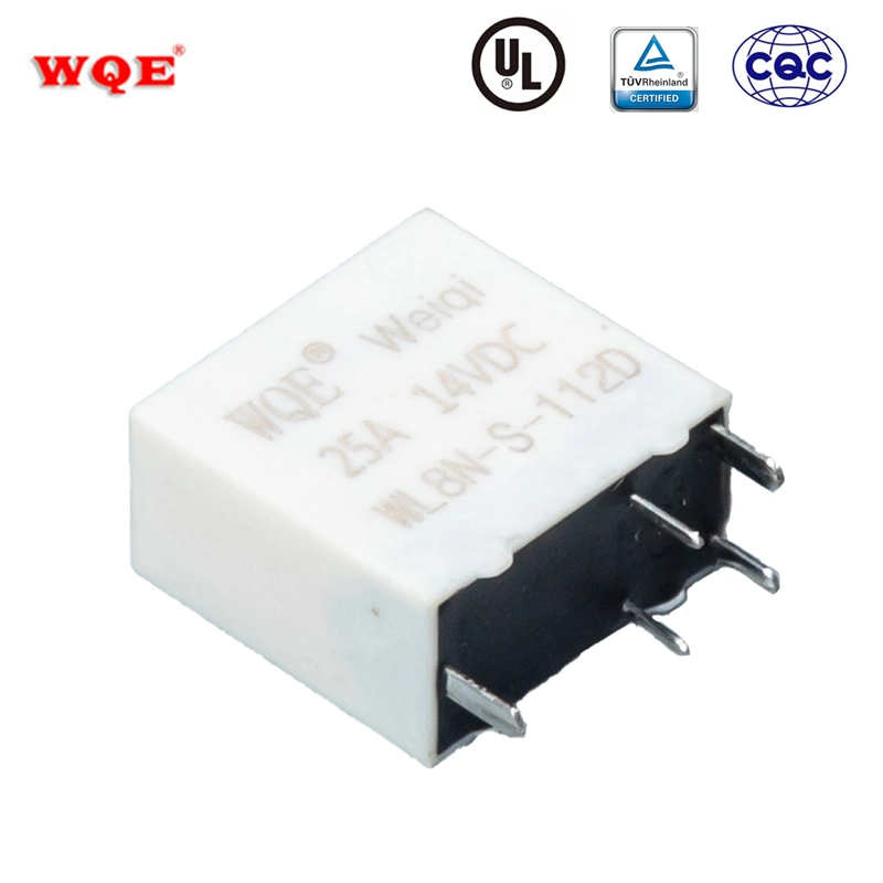 (WL8N) 25A Automotive Relay 1c Contact Type 14V Black Cover Auto Parts Auto Electrical Component for Automobile /Auto Control /Smart Home