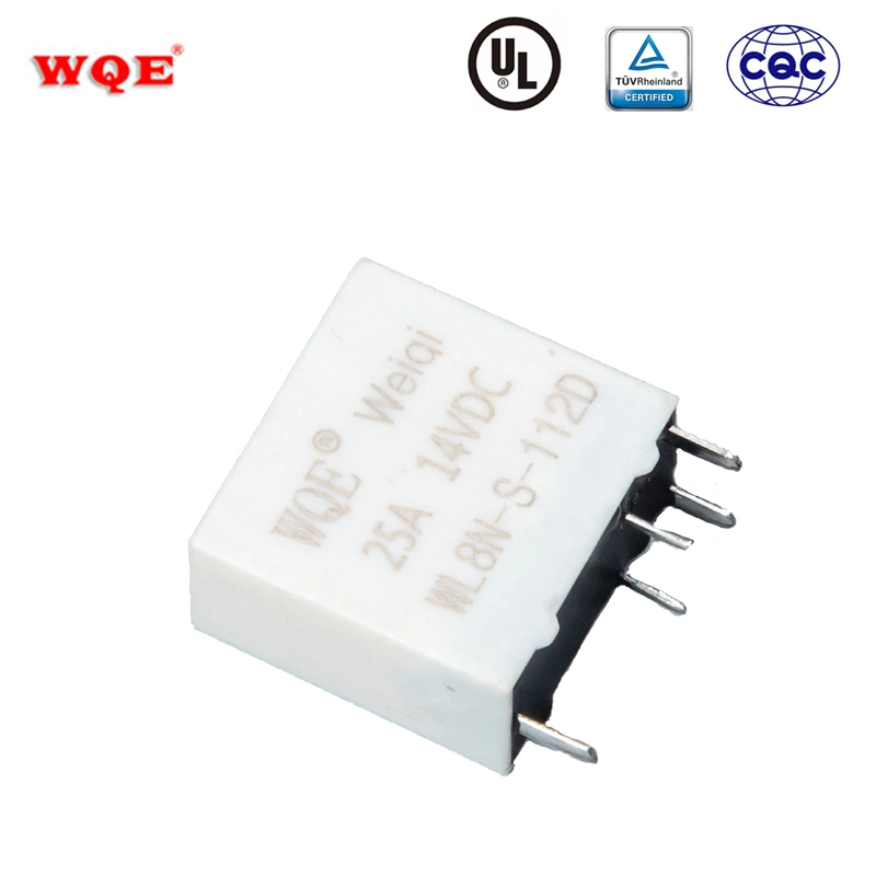 (WL8N) 25A Automotive Relay 1c Contact Type 14V Black Cover Auto Parts Auto Electrical Component for Automobile /Auto Control /Smart Home