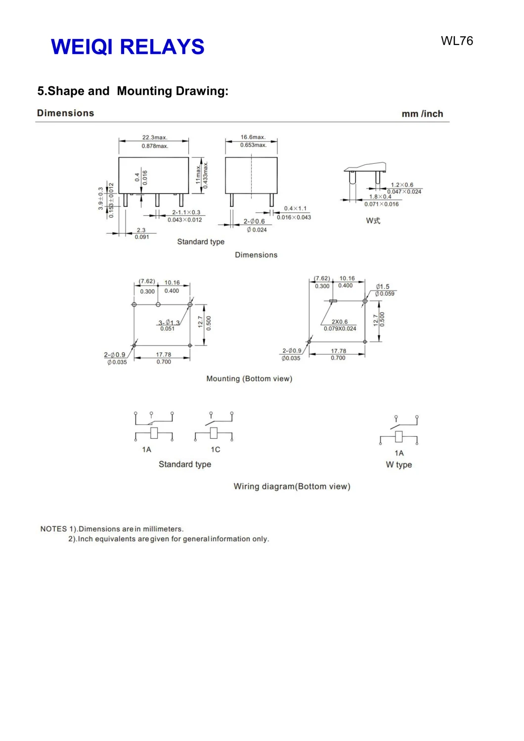 Miniature Size Power Relay for Household Appliances &Industrial Use