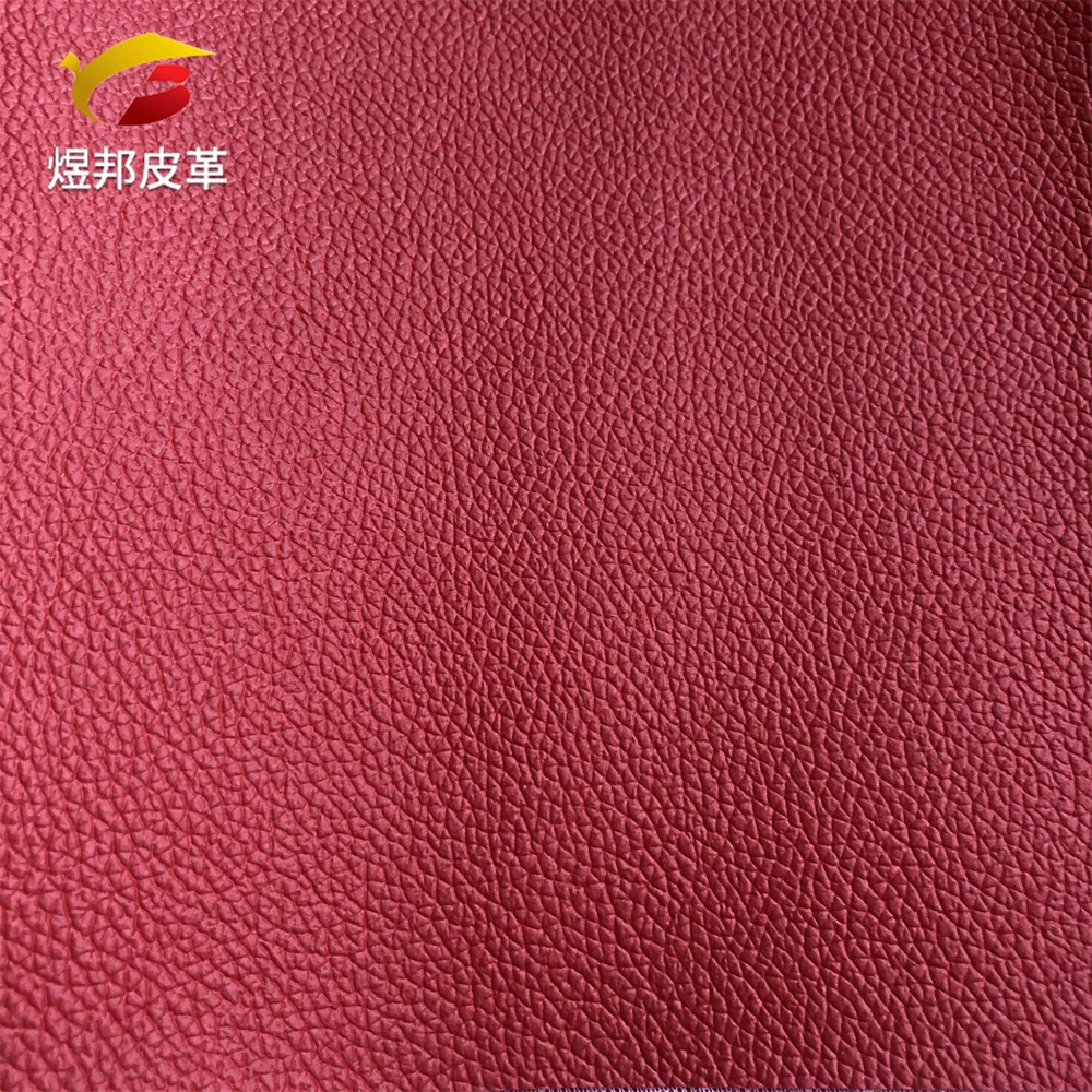 PVC Leather with Knitted Backing Sofa Leather for Automotive Interior Furniture