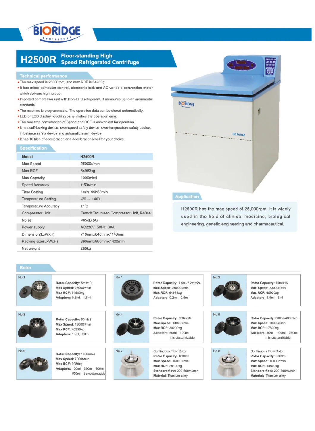 Floorstanding High Speed Refrigerated Continuous Flow Centrifuge