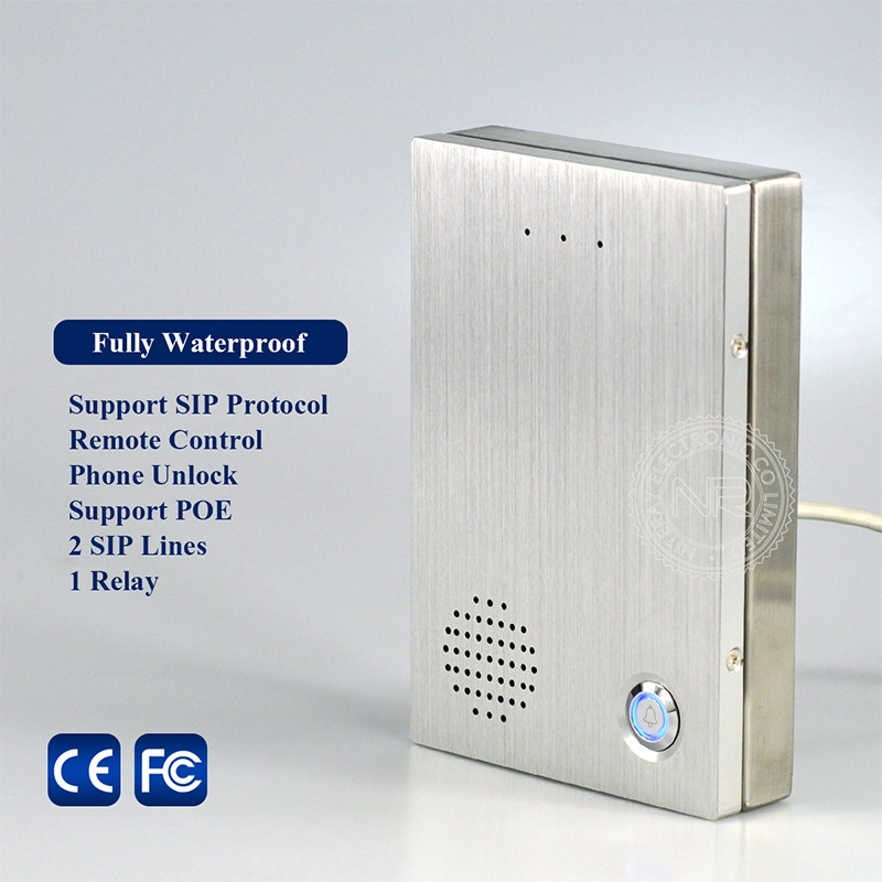 SIP Door Phone with Audio Intercom System for Apartment