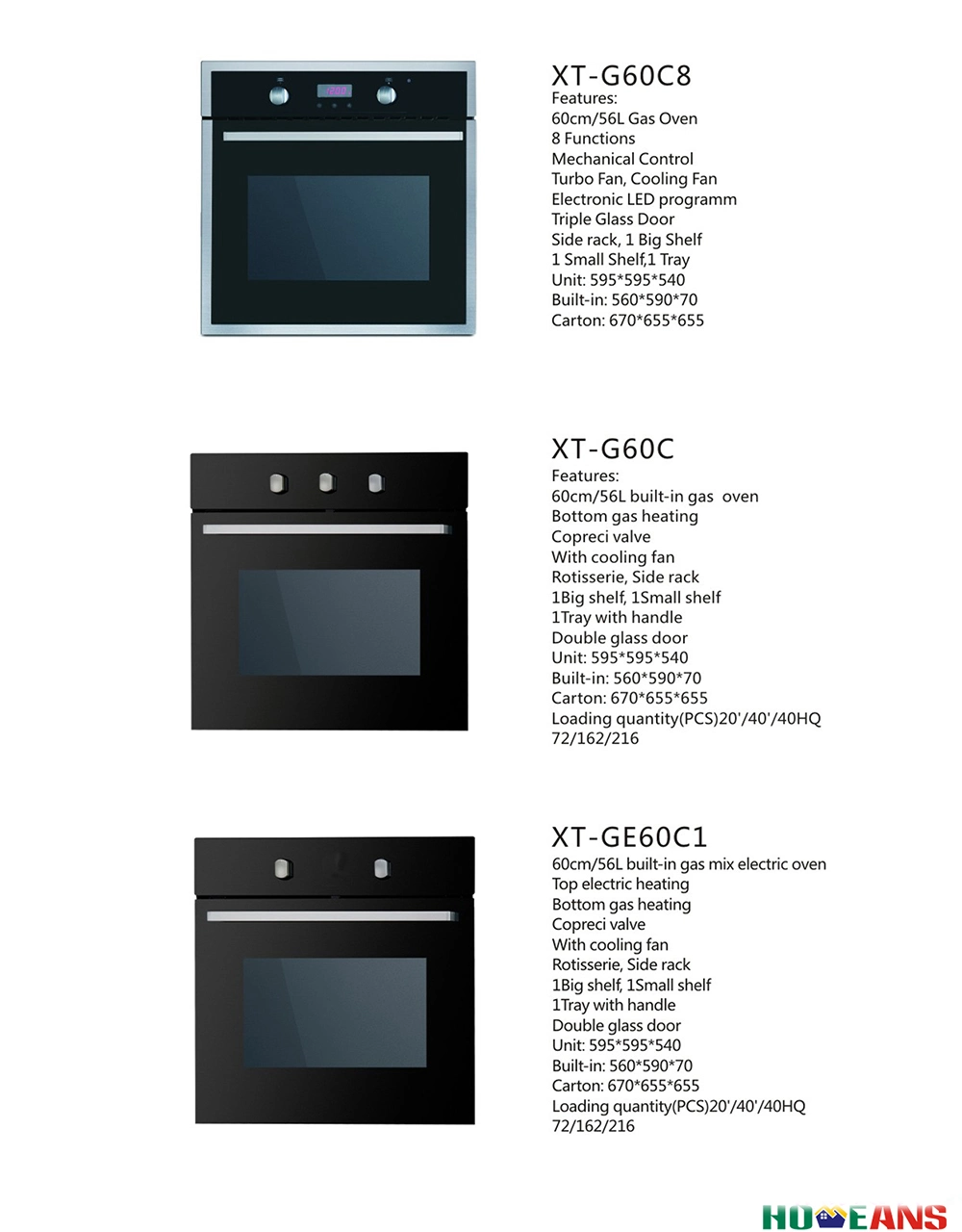 028 Luxury Black/White Painting Build-in Oven for Kitchen Cabinet Appliance