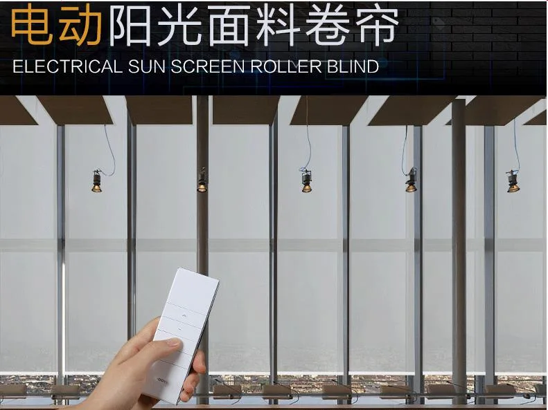 Electric Indoor Hurricane-Proof Roller Blinds/Roller Blinds/Electric Windproof Roller Blinds/ Electric Roller Blinds / Remote Control or Switch Control